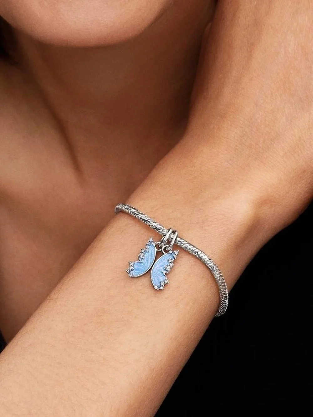 Pandora Splittable Butterfly Dangle Charm
